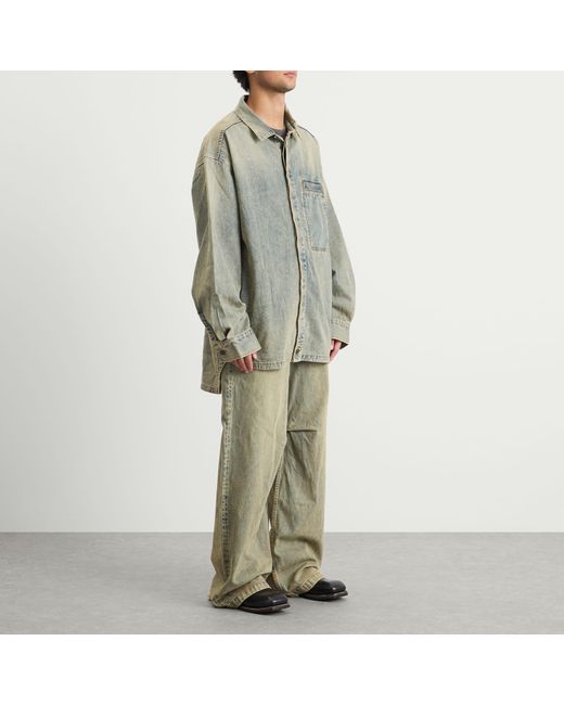 Entire studios Green Dem Loose Jeans for men