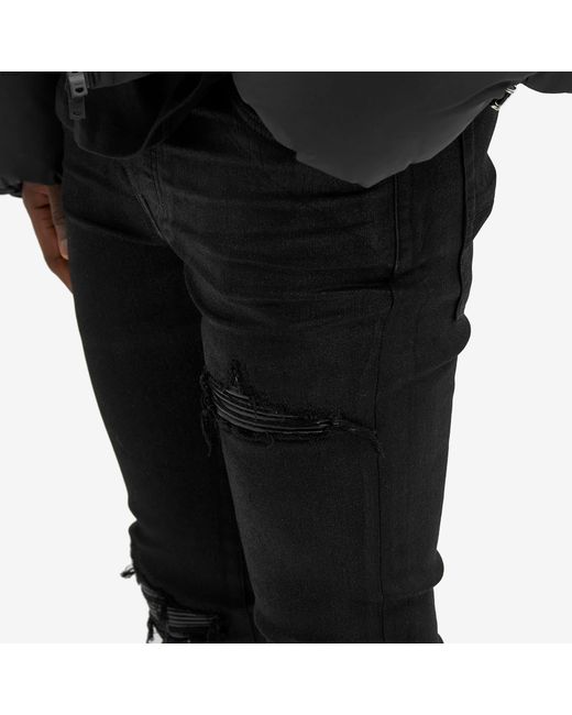 Amiri Black Mx1 Wax Jeans for men