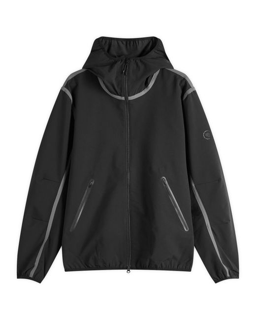 Purple Mountain Observatory Black Softshell Balaclava Jacket for men