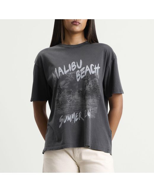 Anine Bing Black Cade T-Shirt