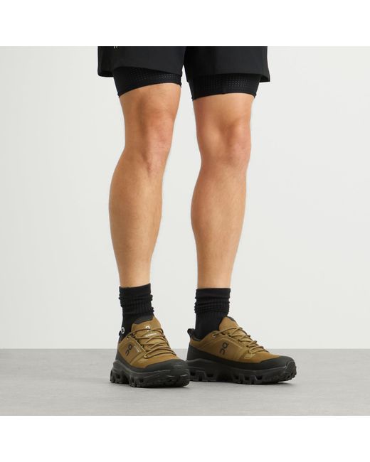On Shoes Brown Cloudrock Low Wp for men