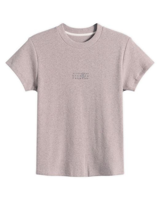 Maison Margiela Purple Mm6 Baby T-Shirt