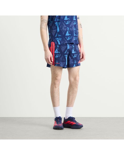Adidas Originals Blue Adidas X Labrum Gel Shorts for men