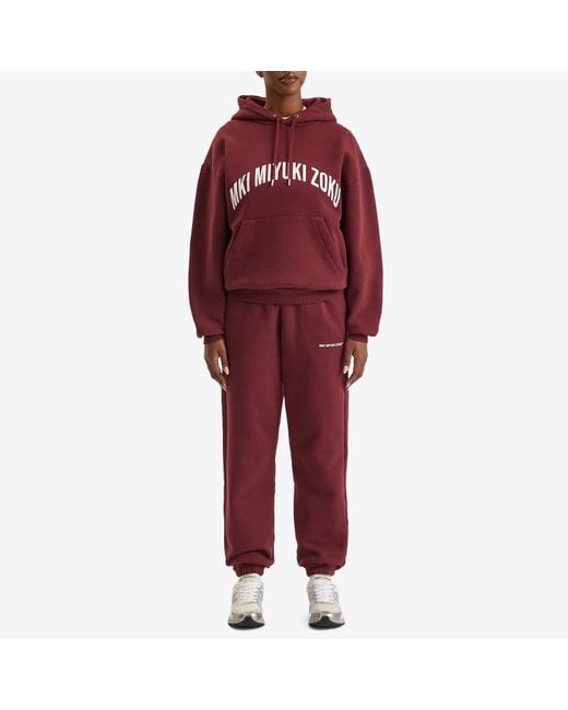 MKI Miyuki-Zoku Red Arch Hoodie Presented By End