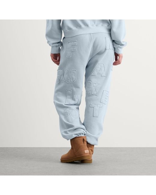 SUNDAYFRUITMARKET Blue Sunday Patch Sweatpant