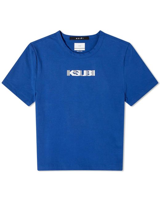 Ksubi Blue Sott Baby Logo T-shirt