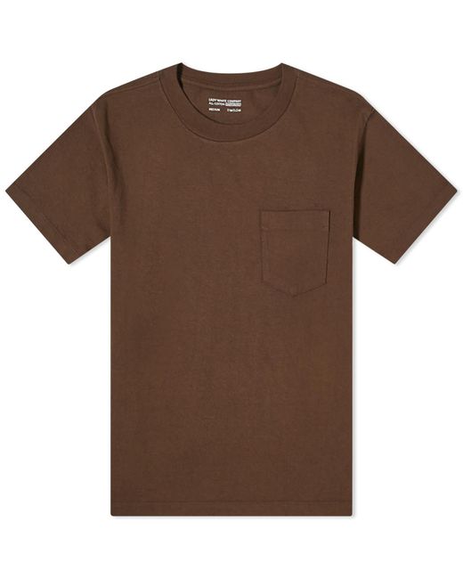 Lady White Co. Brown Lady Co. Balta Pocket T-Shirt for men