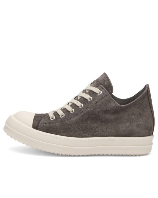 Rick Owens Gray Low Sneakers