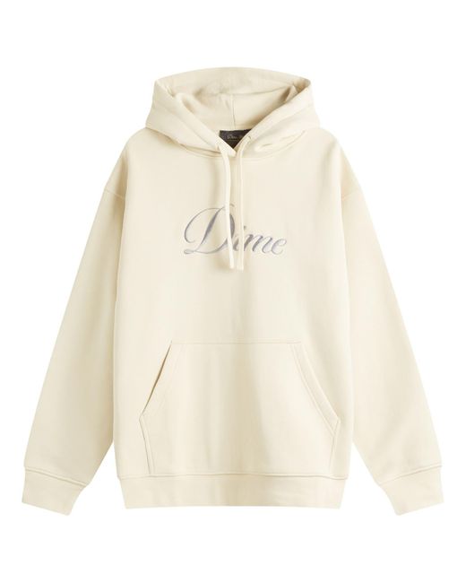 Dime Natural Cursive Logo Hoodie for men