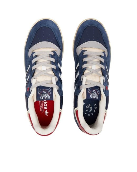 Adidas Blue Rivalry Low Extra Butter Sneakers for men