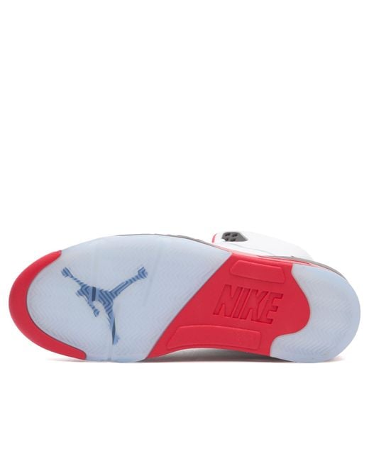 Nike White 5 Retro Og Sneaker for men