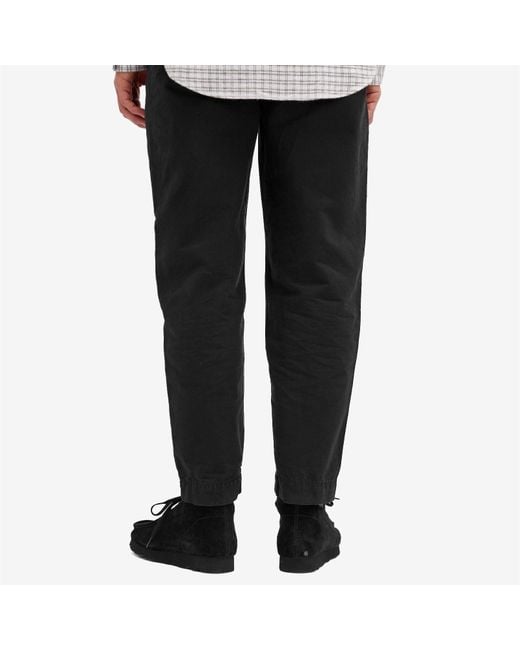 Folk Black Assembly Trousers for men