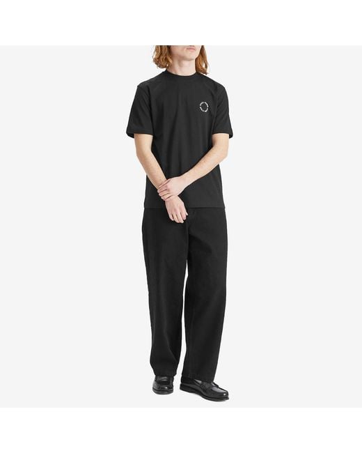 Daily Paper Black Orbit T-Shirt for men