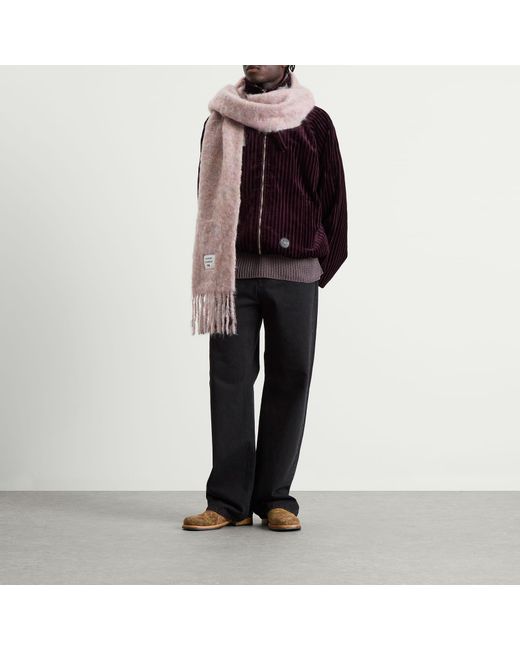Acne Pink Voxy Scarf for men