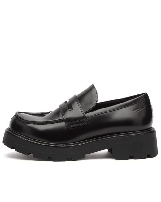 Vagabond Black Cosmo 2 Leather Chunky Loafer