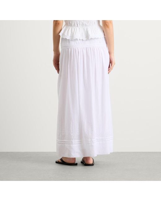 Isabel Marant White Étoile Loraine Maxi Skirt