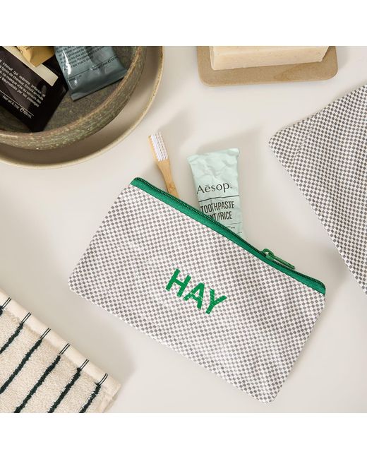 Hay Green Candy Mono Wash Bag