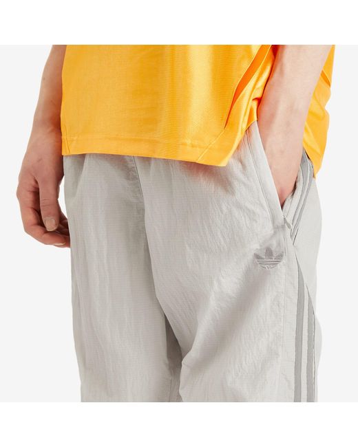 Adidas Gray Adicolor 2000S Woven Track Pant for men