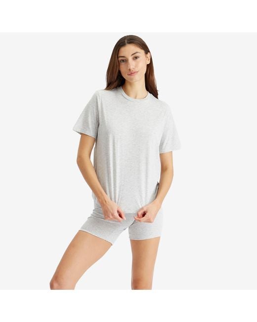 Skims White Relaxed Tees T-Shirt