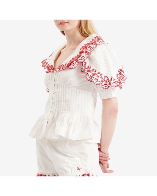 Damson Madder Pink Caroline Blouse
