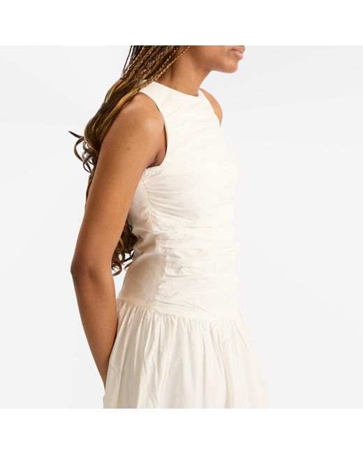 4th & Reckless White Zendaya Midi Dress