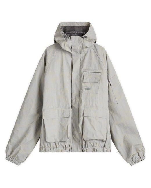 PATTA Gray Reflective Camo Utility Jacket for men