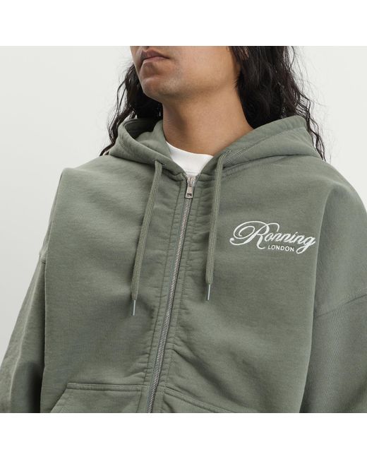 Ronning Green End. X Zip Hood for men