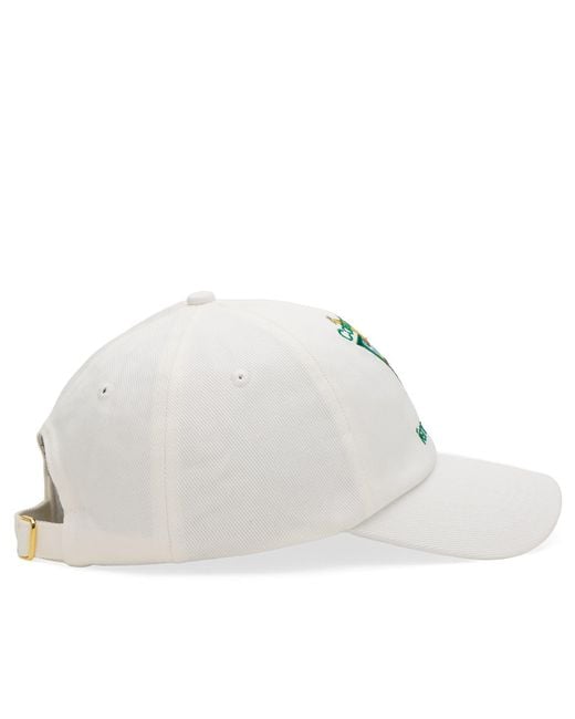 Casablanca White Pyramid Abduction Tennis Cap for men