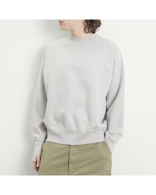 Unlikely Dry Goods Gray "West" Crew Sweat for men