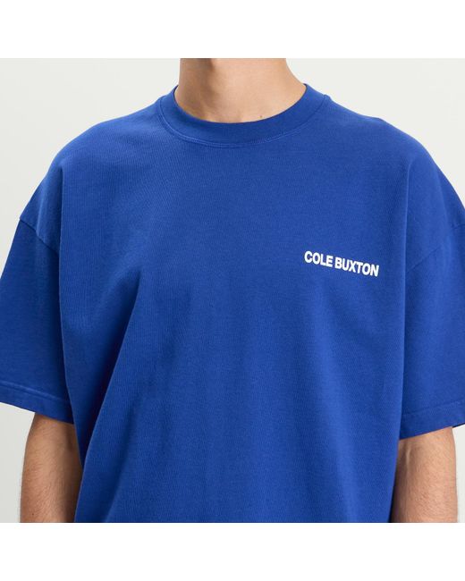 Cole Buxton Blue Cb Sportswear T-Shirt for men