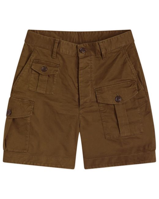 DSquared² Brown Sexy Cargo Shorts for men