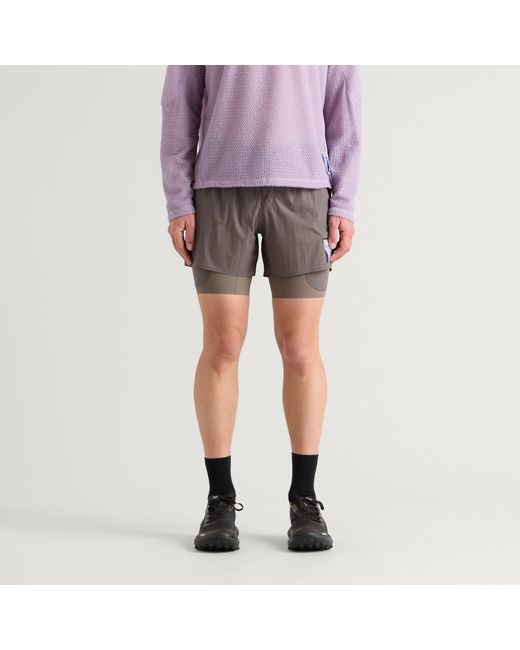 Satisfy Gray Rippy Cordura 8" Shorts for men