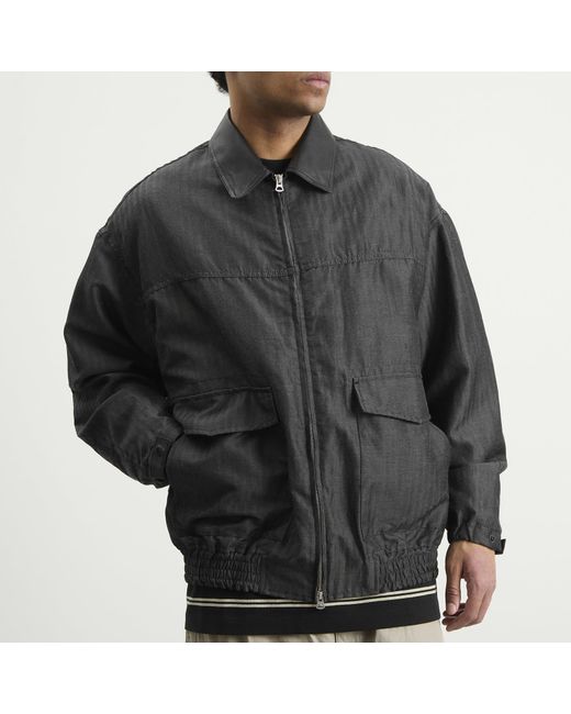 Comme des Garçons Black Wool Blend Bomber Jacket for men
