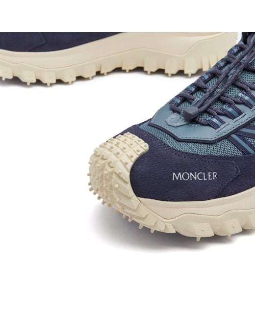 Moncler Blue Trail-Ready Water-Repellent Sneakers For for men