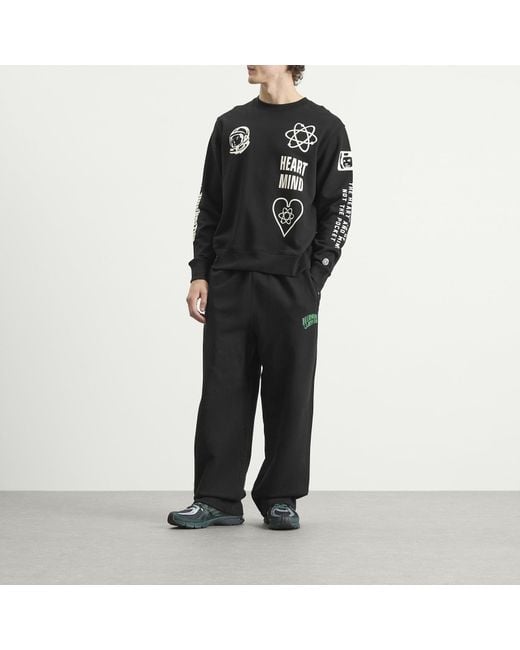 BBCICECREAM Black Multi Print Sweatshirt for men