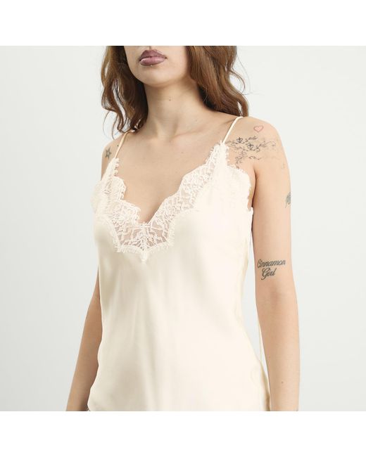 Rohe Natural Lace Silk Camisole