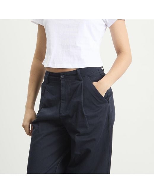 Dime Blue Baggy Chino Pants