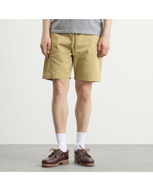 Universal Works Natural Twill Beach Shorts for men