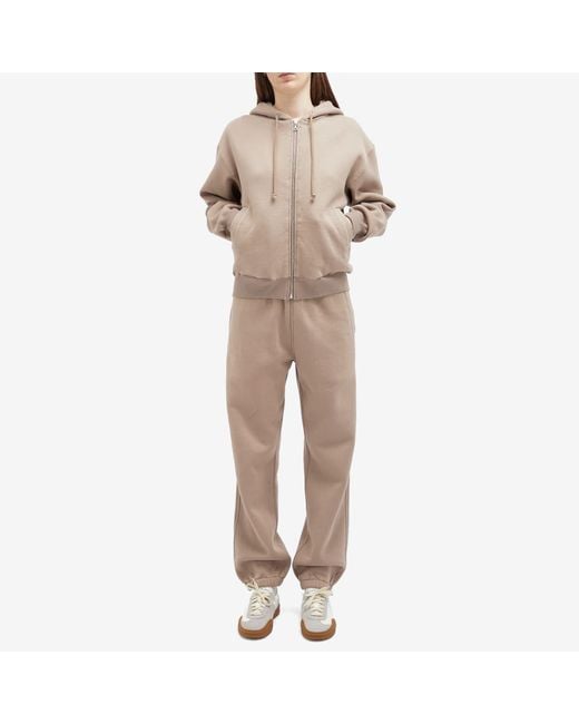 Auralee Brown Smooth Soft Sweat Pants