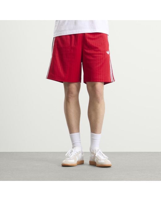 Adidas Red Firebird Shorts for men