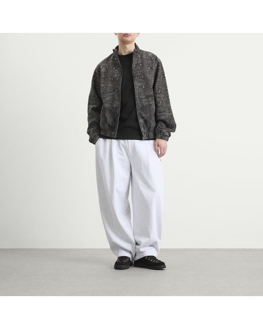 Daily Paper Gray Snake Track Jacket for men