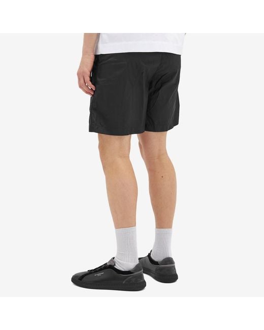 Givenchy Black Logo Embroidery Swim Shorts for men