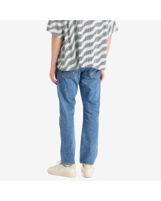 Visvim Blue Social Sculpture 11 13 Oz Straight Leg Dry 26 Jeans for men