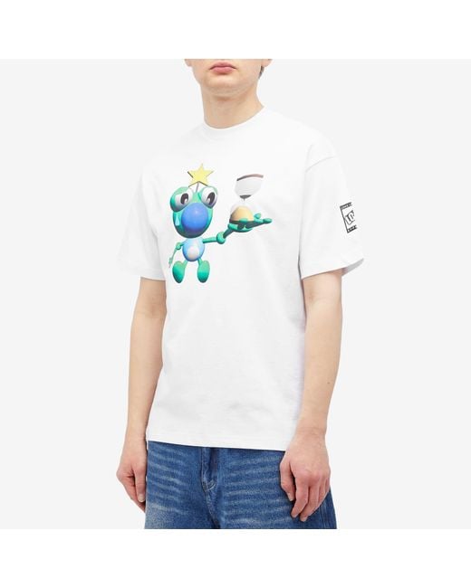 LO-FI White Countdown T-Shirt for men