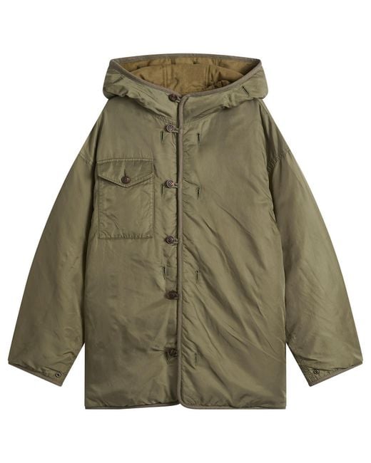 Visvim Green Greely Corps Down Parka for men