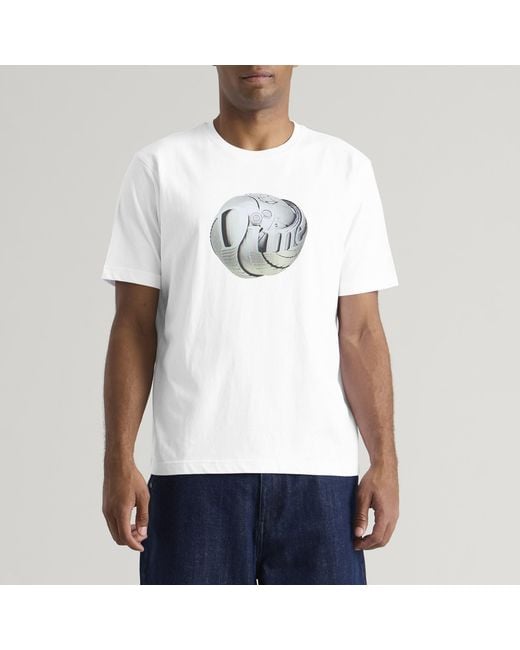 Dime White Classic Future T-Shirt for men