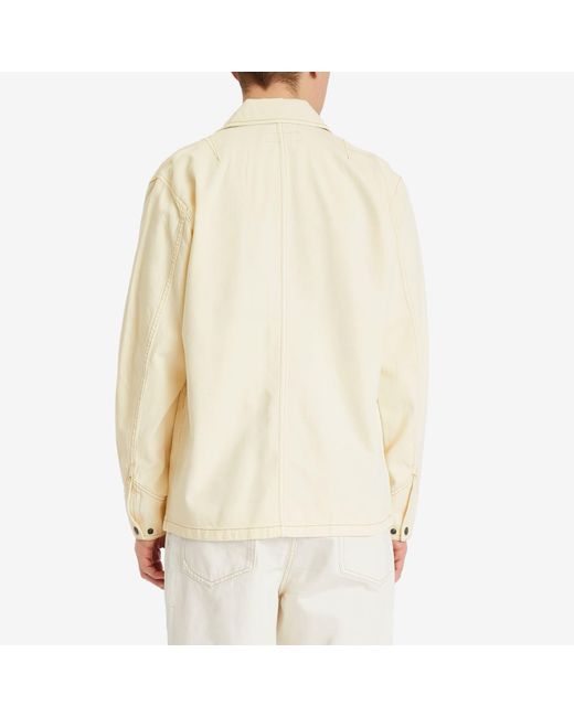 Rag & Bone Natural Graham Denim Chore Jacket for men