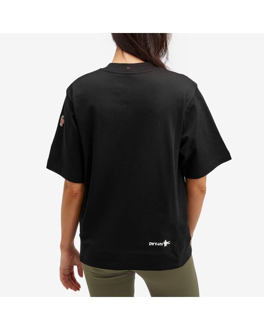 3 MONCLER GRENOBLE Black Logo T-Shirt