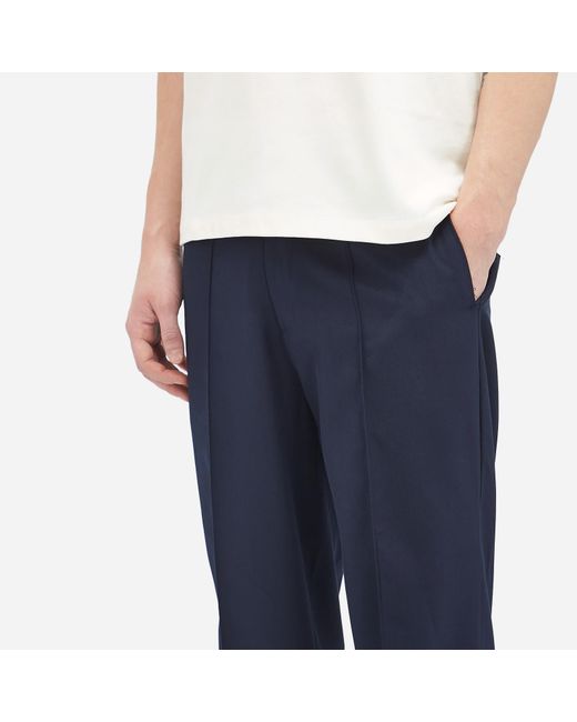 About Blank Blue Pleated Trousers V2 for men