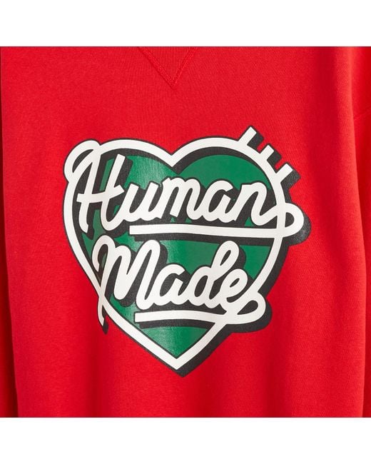 Human Made Red Tsuriami Sweatshirt for men